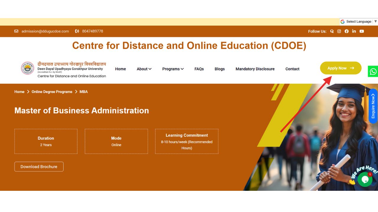 DDU Gorakhpur Online MBA: Fees, Admission, Syllabus 2 DDU Gorakhpur Online MBA