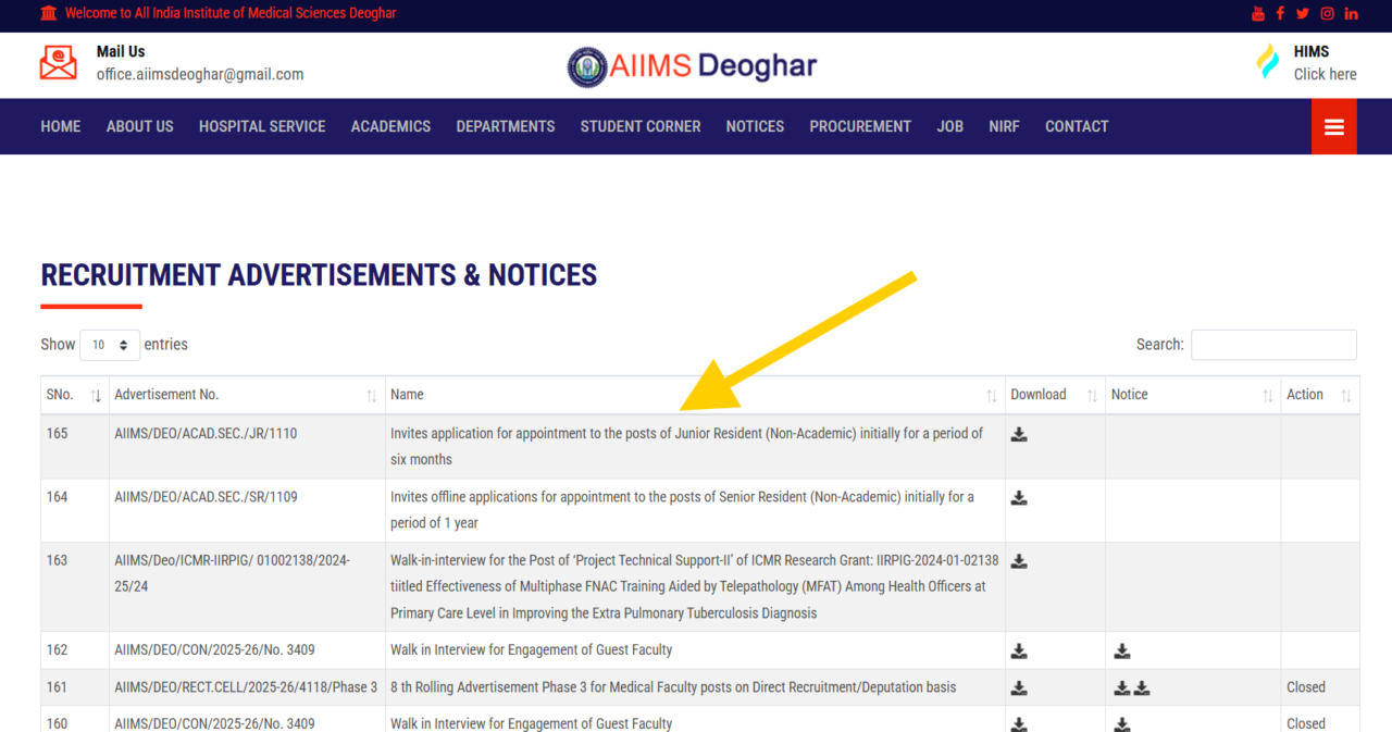 AIIMS Deoghar Senior Resident Recruitment 2025 3 image 11