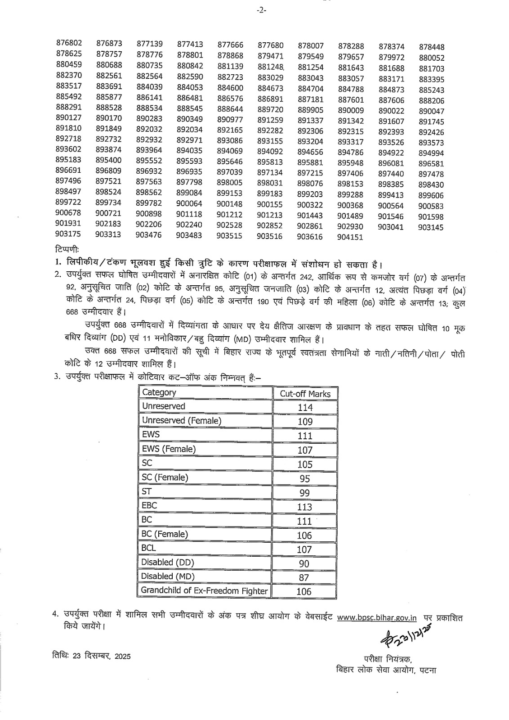 BPSC ASO Result 2025 OUT: बीपीएससी एएसओ प्रीलिम्स रिजल्ट जारी, यहां देखें पूरी जानकारी 3 image 16
