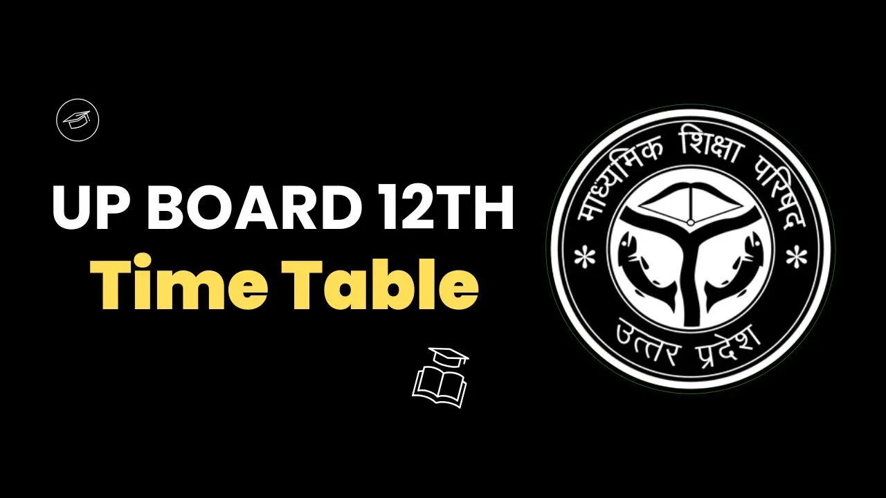 UP Board 12th Date Sheet 2026 जारी: पूरी टाइम टेबल, परीक्षा तिथियाँ और PDF डाउनलोड लिंक यहाँ देखें 1 UP Board 12th Time Table 2026 PDF Download – यूपी बोर्ड इंटर परीक्षा समय सारणी जल्द जारी