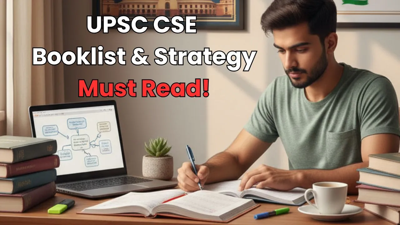 UPSC CSE Booklist & Strategy 2026 by Aman Kumar 1 UPSC CSE Booklist & Strategy — Prelims और Mains के लिए concise study plan