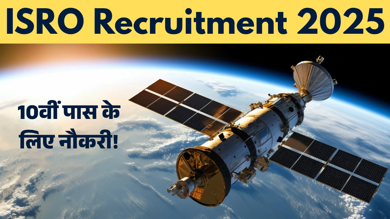 ISRO भर्ती 2025: 10वीं पास के लिए शानदार मौका! 90 हजार तक सैलरी वाली सरकारी नौकरी, जानें पूरा प्रोसेस 1 ISRO Recruitment 2025