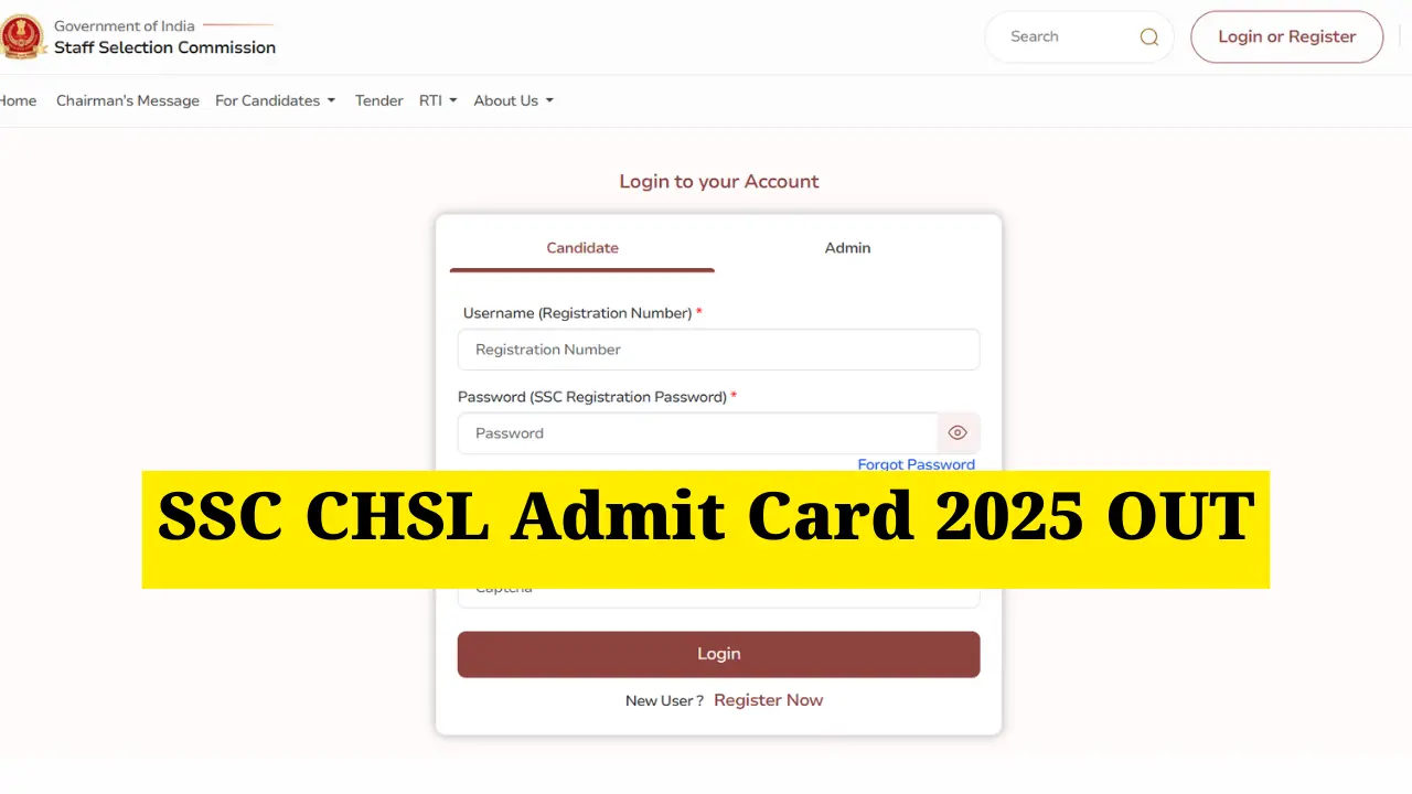 SSC CHSL Admit Card 2025 Out: ssc.gov.in पर ऐसे डाउनलोड करें अपना हॉल टिकट, जानें जरूरी निर्देश 1 SSC CHSL Admit Card 2025 जारी