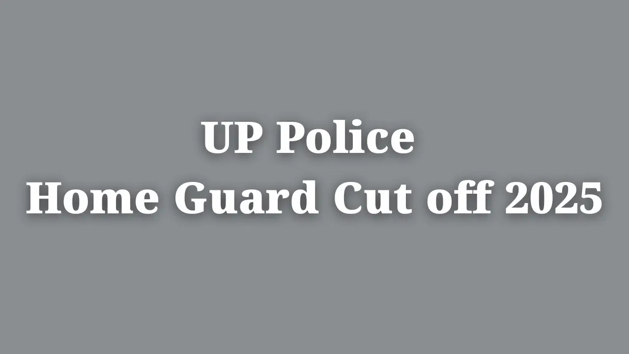 UP Home Guard Cut off 2025: यूपी होम गार्ड पिछले वर्षों की कट ऑफ देखें, जानें कितना स्कोर करना होगा 1 UP Home Guard Cut off 2025: यूपी होम गार्ड पिछले वर्षों की कट ऑफ देखें, जानें कितना स्कोर करना होगा