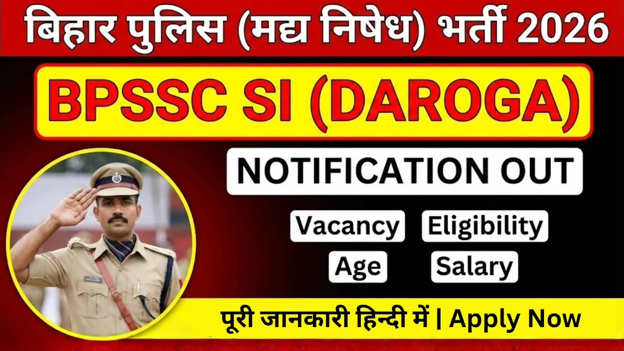 BPSSC SI Prohibition Vacancy 2026: Notification Out, Eligibility & Apply Online | ExamDwarPlus 1 BPSSC SI Prohibition Recruitment 2026