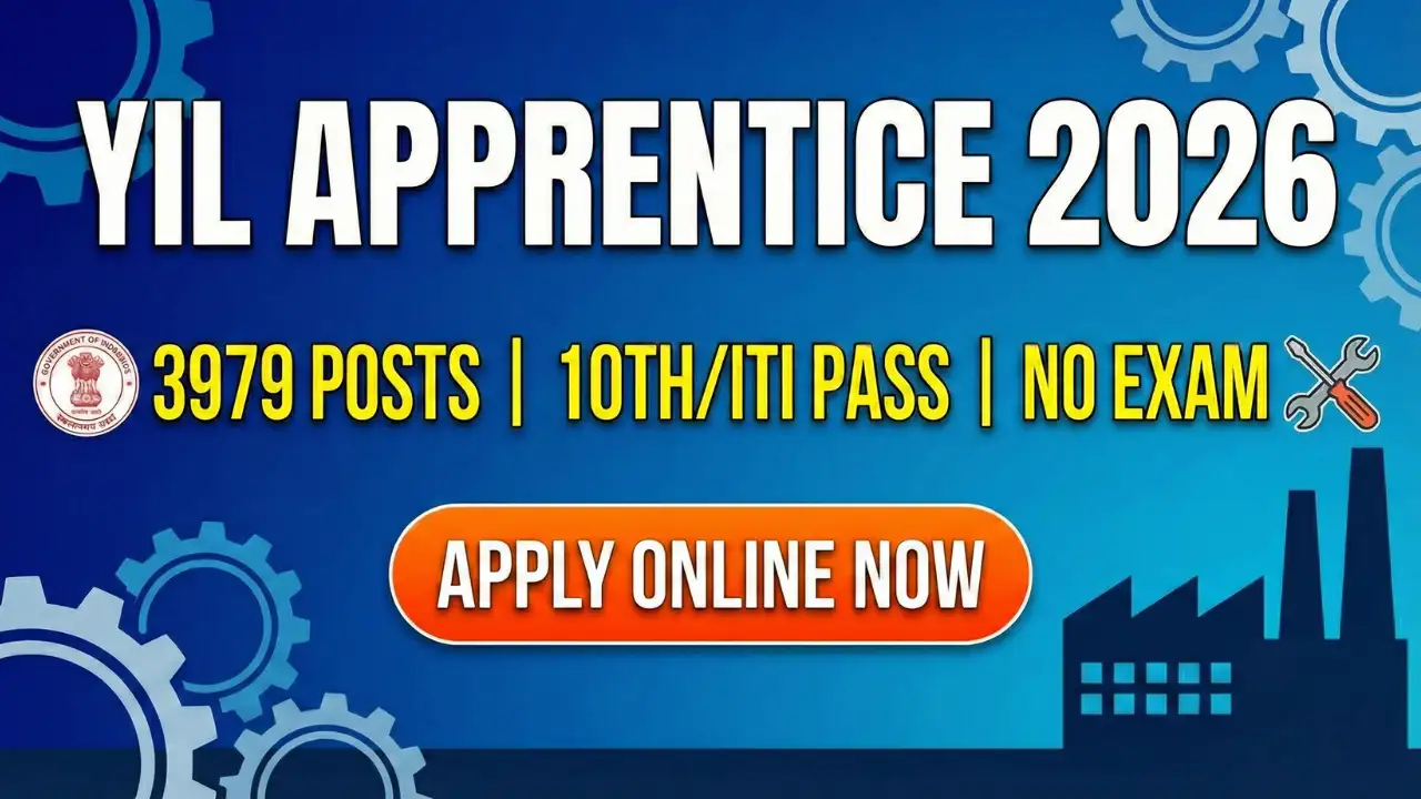 YIL Apprentice Recruitment 2026: 3979 Vacancy Notification Out | Apply Online & Eligibility 1 YIL Apprentice Recruitment 2026 1