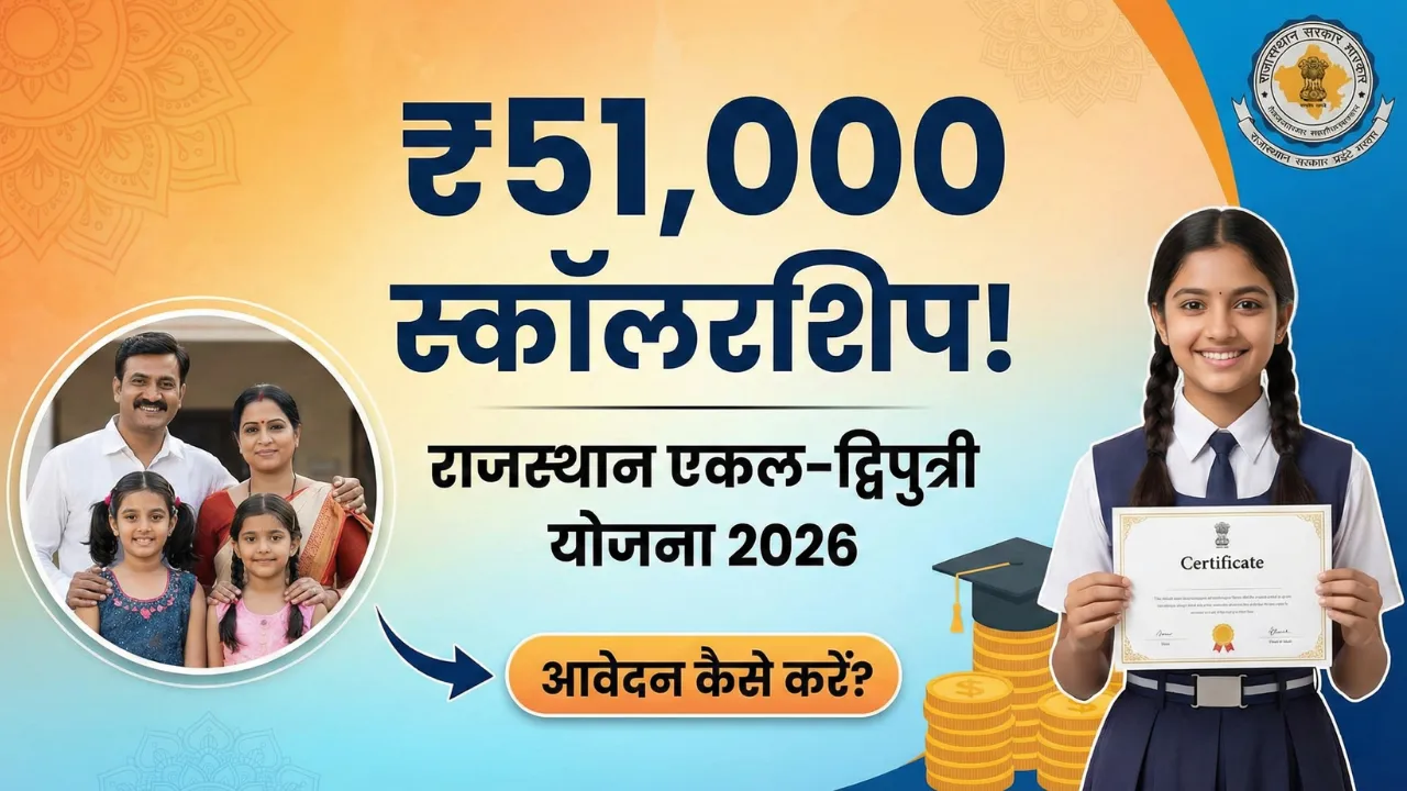 राजस्थान एकल द्विपुत्री योजना 2026 में आवेदन कैसे करें? – सरल स्टेप-बाय-स्टेप गाइड 1 Rajasthan Ekal Dwiputri Yojana